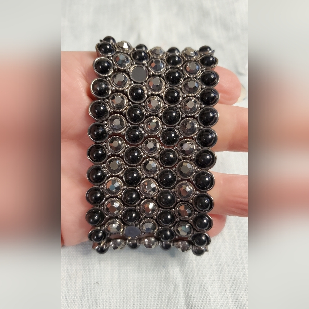 Hematite Statement Bracelet - image 2
